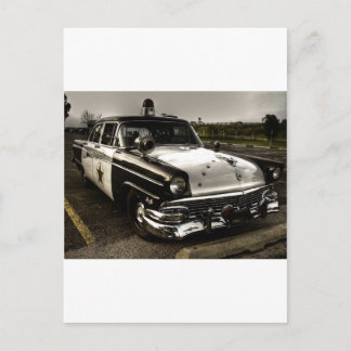  politieauto briefkaart