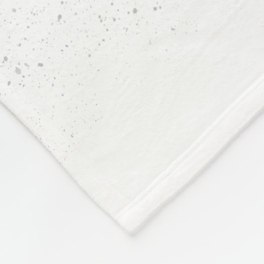  Politieauto Kerstboom Monogram Fleece Deken (Hoek)