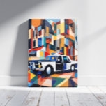 Politieauto kubist Canvas Print<br><div class="desc">De Police Car Cubist Canvas Print is volledig aanpasbaar en uniek om aan huis- en kantoor-wanden te hangen. Ontworpen door Norman.R.</div>