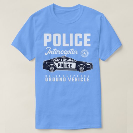 POLITIEAUTO-ONDERSCHEPPER T-SHIRT (Design voorkant)