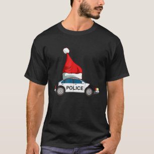 Politieauto T Kerstkerstkerstkerstkerstkerstman Ha T-shirt