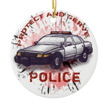 Politieautoornament