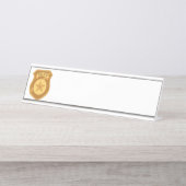 Politiebadge Bureau Naambordje (Voorkant)