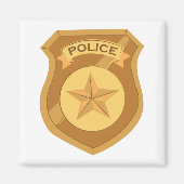 Politiebadge Magneet (Voorkant)