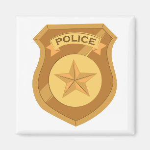 Politiebadge Magneet