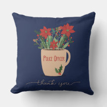 Politiebeambte bedankt voor kerstcadeautjes