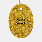 Politiebeambte die kerstversiering begroet keramisch ornament (Achterkant)