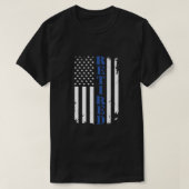 Politiebeambte trots: Thin Blue Line Flag h T-shirt