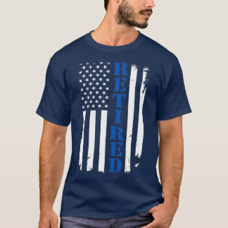 Politiebeambte trots: Thin Blue Line Flag h T-shirt