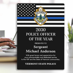 Politiebeambte van het Jaar Logo Fotoplaat
