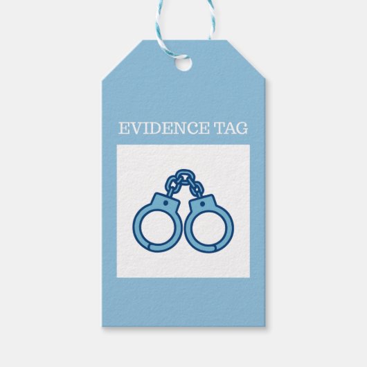 Politiebewijs cadeaulabel (Voorkant)