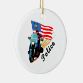 Politiebikers Keramisch Ornament (Rechts)
