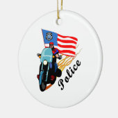 Politiebikers Keramisch Ornament (Links)