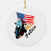 Politiebikers Keramisch Ornament (Achterkant)
