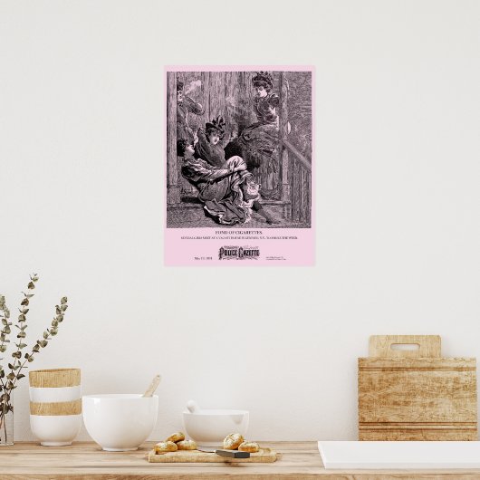 Politieblad poster Sigaretten (Keuken)