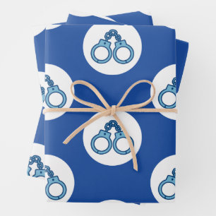 Politiebokshandschoenen Cadeaupapier