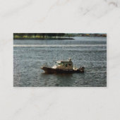Politieboot Norfolk VA Visitekaartje (Achterkant)