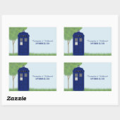 Politiebox Weddenschappen v4 Rechthoekige Sticker (Vel)