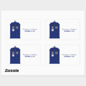 Politiebox Weddenschappen v5 Rechthoekige Sticker (Vel)