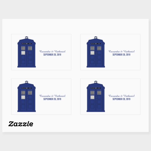 Politiebox Weddenschappen v5 Rechthoekige Sticker (Vel)