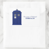 Politiebox Weddenschappen v5 Rechthoekige Sticker (Tas)