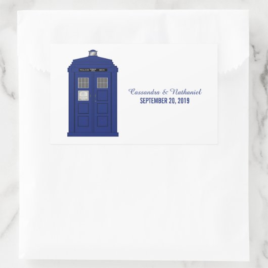 Politiebox Weddenschappen v5 Rechthoekige Sticker (Tas)