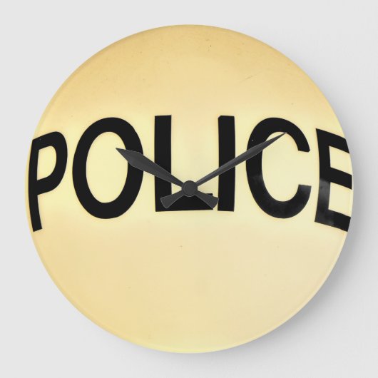 politiebureau buitenlamp grote klok (Voorkant)