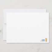 POLITIEBUREAU Cop GIRL Baby shower Uitnodiging 5x7 (Achterkant)