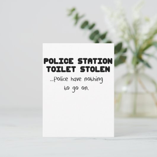 politiebureau gestolen toilet .png briefkaart (Staand voorkant)