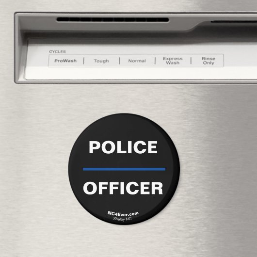 POLITIEBUREAU Thin Blue Line magnet (Insitu (Vaatwasser))