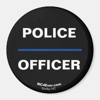 POLITIEBUREAU Thin Blue Line magnet