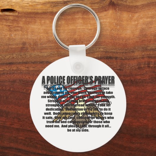 POLITIEBUREAUS PRAYER MET ELGF SLEUTELHANGER (Voorkant)