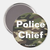 Politiechef camo magneet (Voorkant / Achterkant)