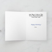 Politiedesectoren Funny Birthday Card Kaart (Binnen)