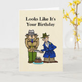 Politiedesectoren Funny Birthday Card Kaart (Gele Bloem)