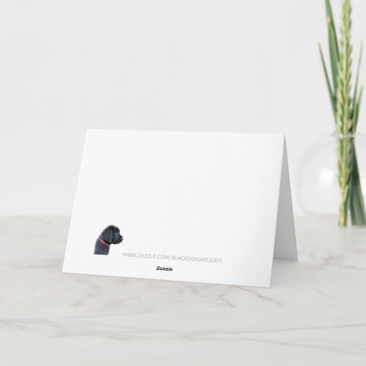 Politiedienst Aangepaste Logo Handhaving Bedankkaart (Achterkant)