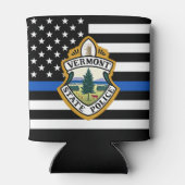 Politiedienst Aangepaste Logo Handhaving Blikjeskoeler (Achterkant)