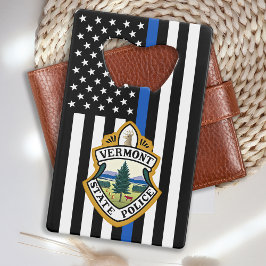 Politiedienst Aangepaste Logo Handhaving Creditkaart Flessenopener