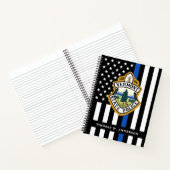 Politiedienst Aangepaste Logo Handhaving Notitieboek (Binnen)