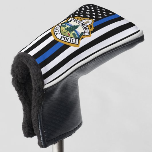 Politiedienst Aangepaste Logo Handhavingsgolf Golfheadcover (3/4 voorkant)
