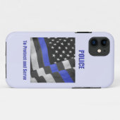 Politiedienst Case-Mate iPhone Case (Achterkant (horizontaal))