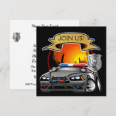 Politiedienst Kerst Kaart (Voorkant / Achterkant)