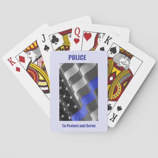 Politiedienst Pokerkaarten (Achterkant)