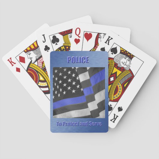 Politiedienst Pokerkaarten (Achterkant)