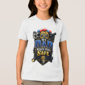 Politiedienst Tri-Blend Shirt (Voorkant)
