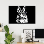 Politiedienst van de politie van Shepherd Poster (Thuiskantoor)