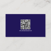 Politiedienst Wetshandhaving Logo QR Code Visitekaartje (Achterkant)