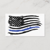 Politiedienst Wetshandhavingsambtenaar Logo Visitekaartje (Achterkant)