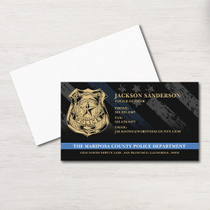 Politiedienst Wetshandhavingsambtenaar Logo Visitekaartje