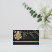 Politiedienst Wetshandhavingsambtenaar Logo Visitekaartje (Staand voorkant)